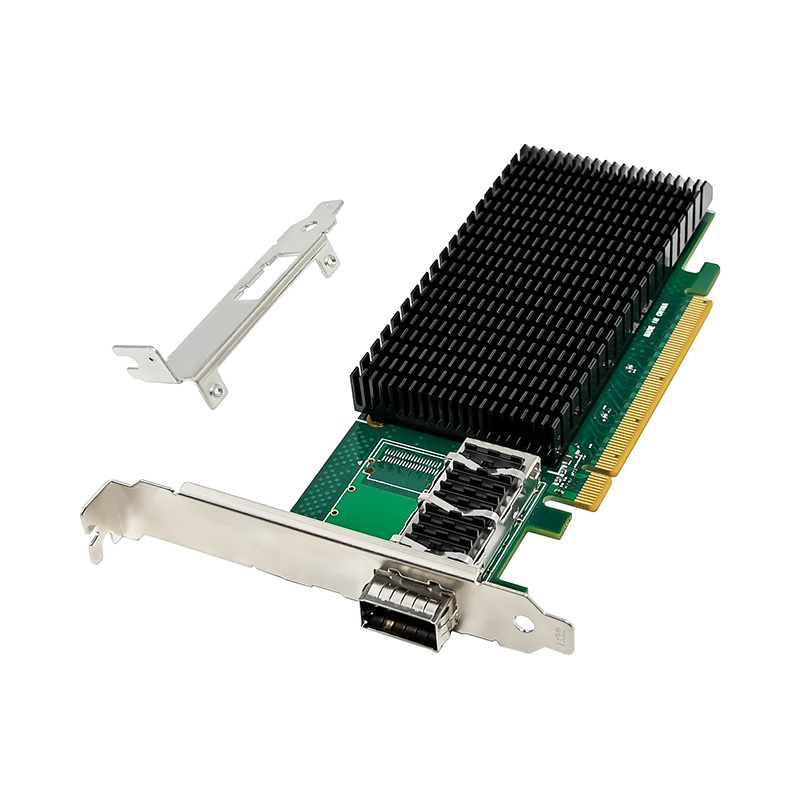 Single Port 100GbE QSFP28 Fibe - đánh giá và giá 100Gbe Qsfp28 Network Card