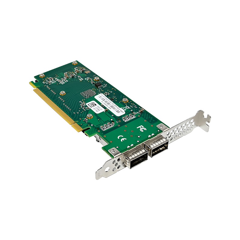 Dual Port 100GbE QSFP28 Fiber  - đánh giá và giá 100Gbe Qsfp28 Network Card